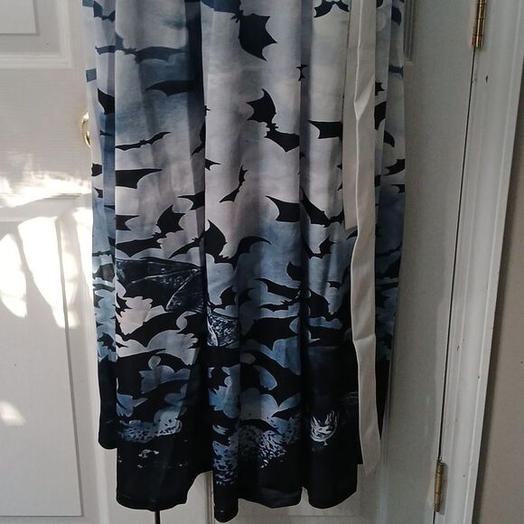 Halloween bats fit flare party dress  Sz 3XL  NWOT - Picture 2 of 9